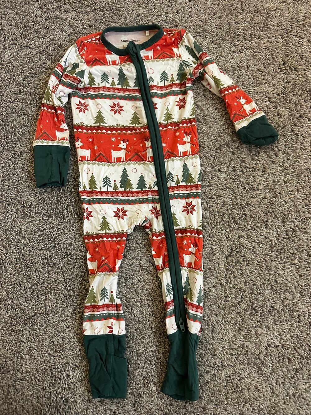Angel Dear Baby Size 3-6 Months Fair Isle Babmoo Zippie Sleeper